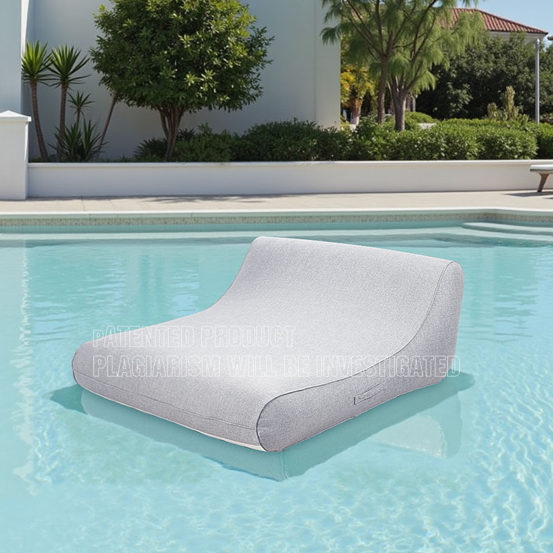 in pool chaise